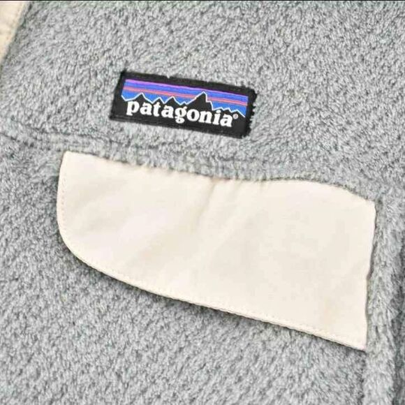 Patagonia Women's Gray 1/4 Button Synchilla Snap T Pullover Fleece Size M - Picture 8 of 8